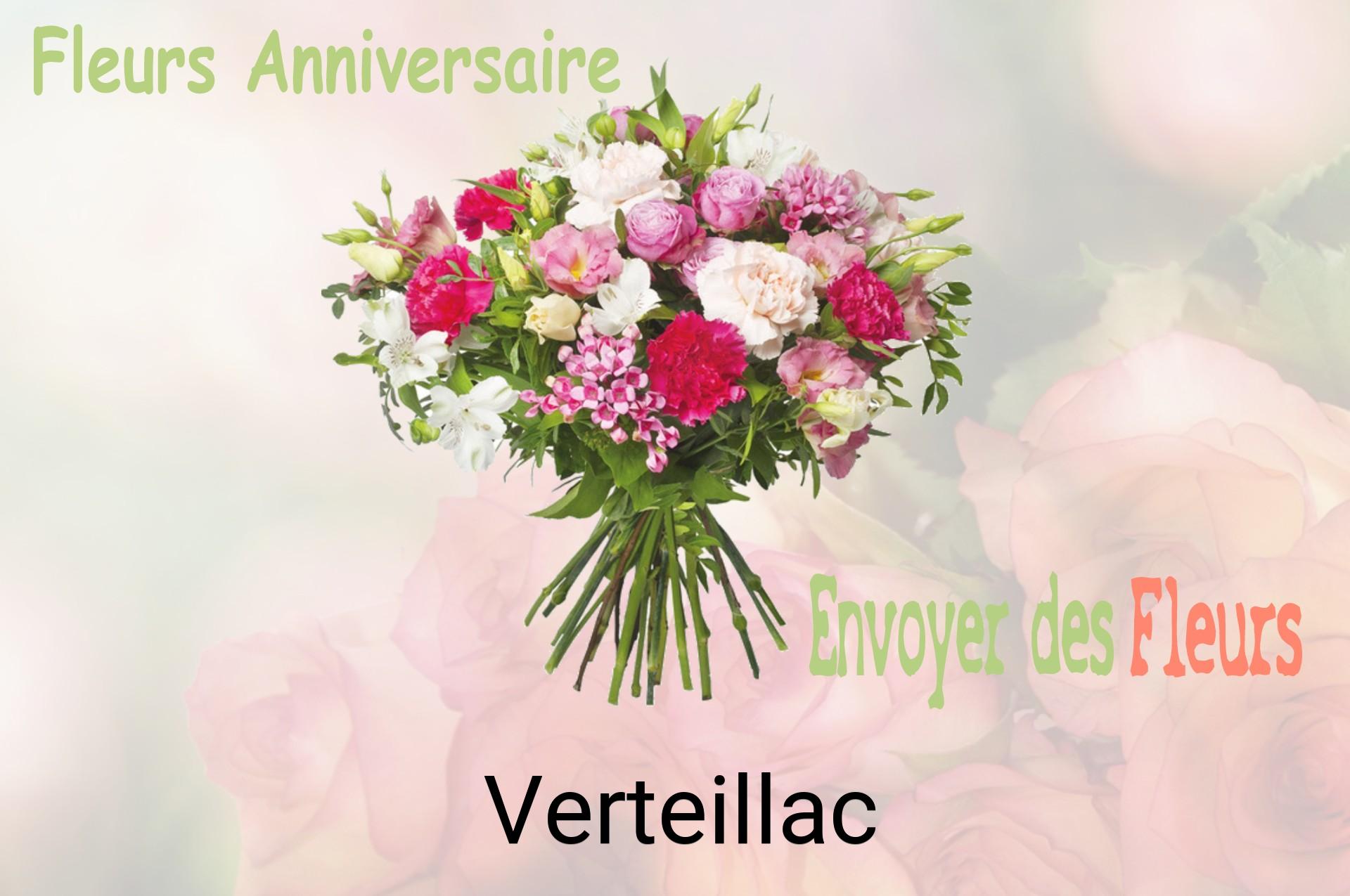 Bouquet de fleurs d’anniversaire livré à Verteillac