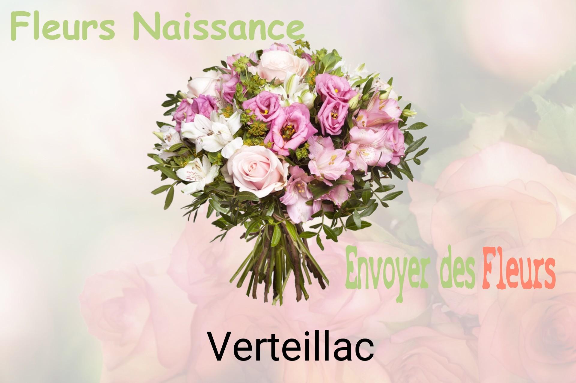 Bouquet de fleurs de naissance livré à Verteillac